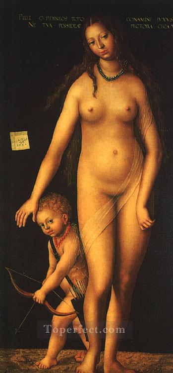 Venus And Cupid Lucas Cranach the Elder Oil Paintings